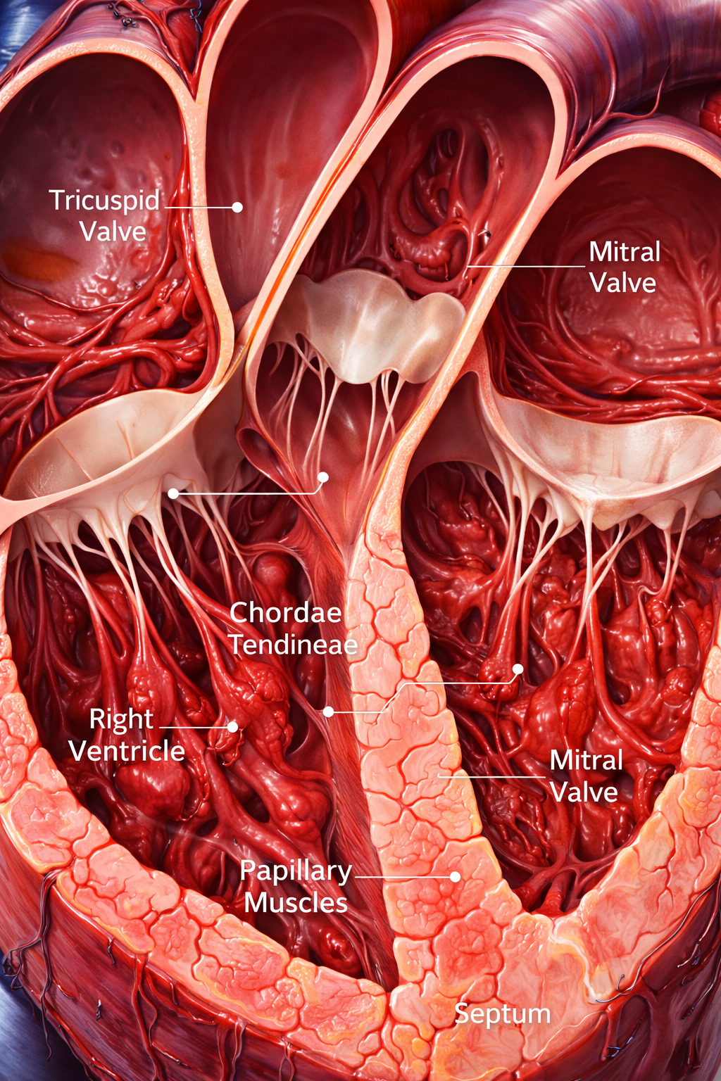 inside real human heart